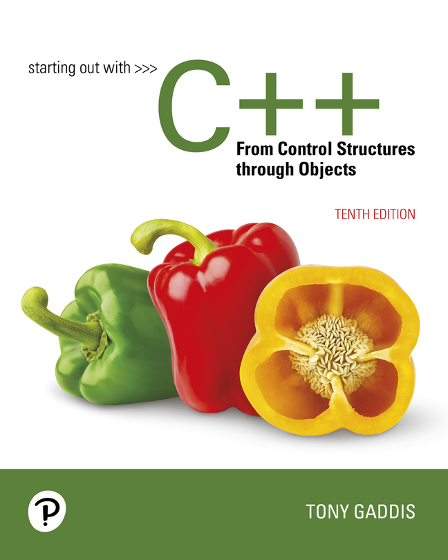 (eBook) (PDF) Starting Out with C++ from Control Structures to Objects, 10th edition