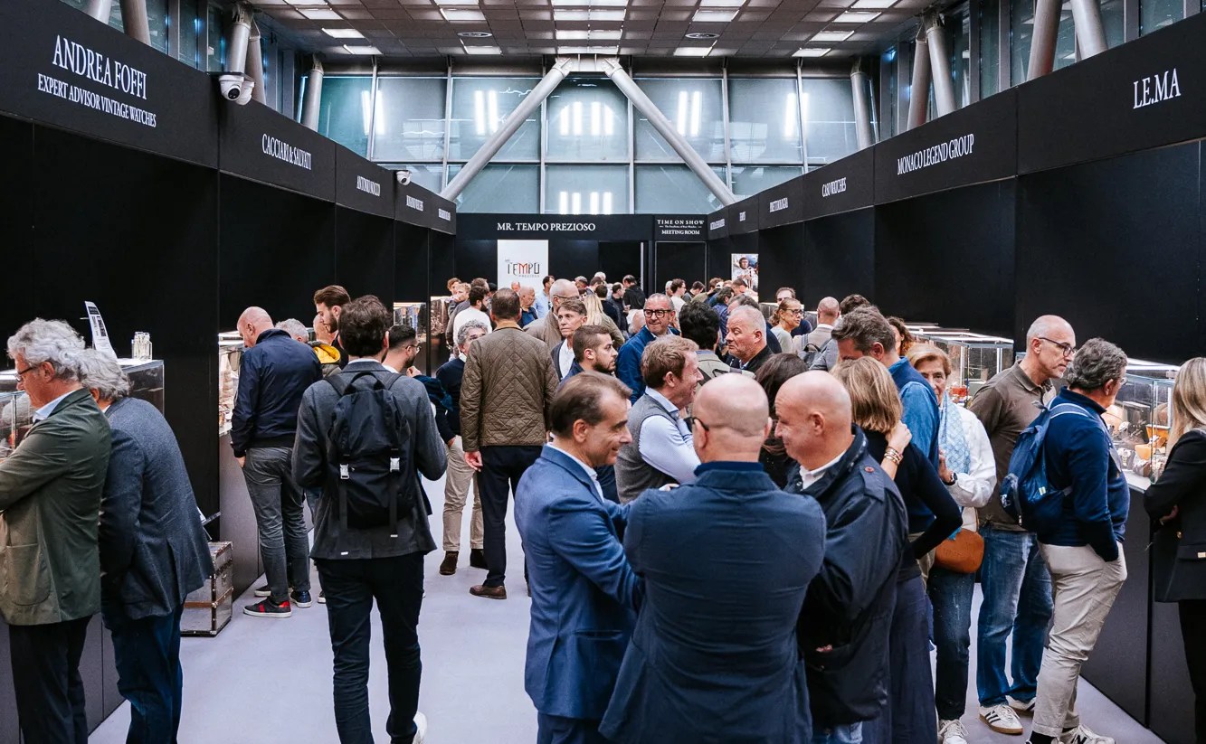 Sala espositiva di TIME ON SHOW