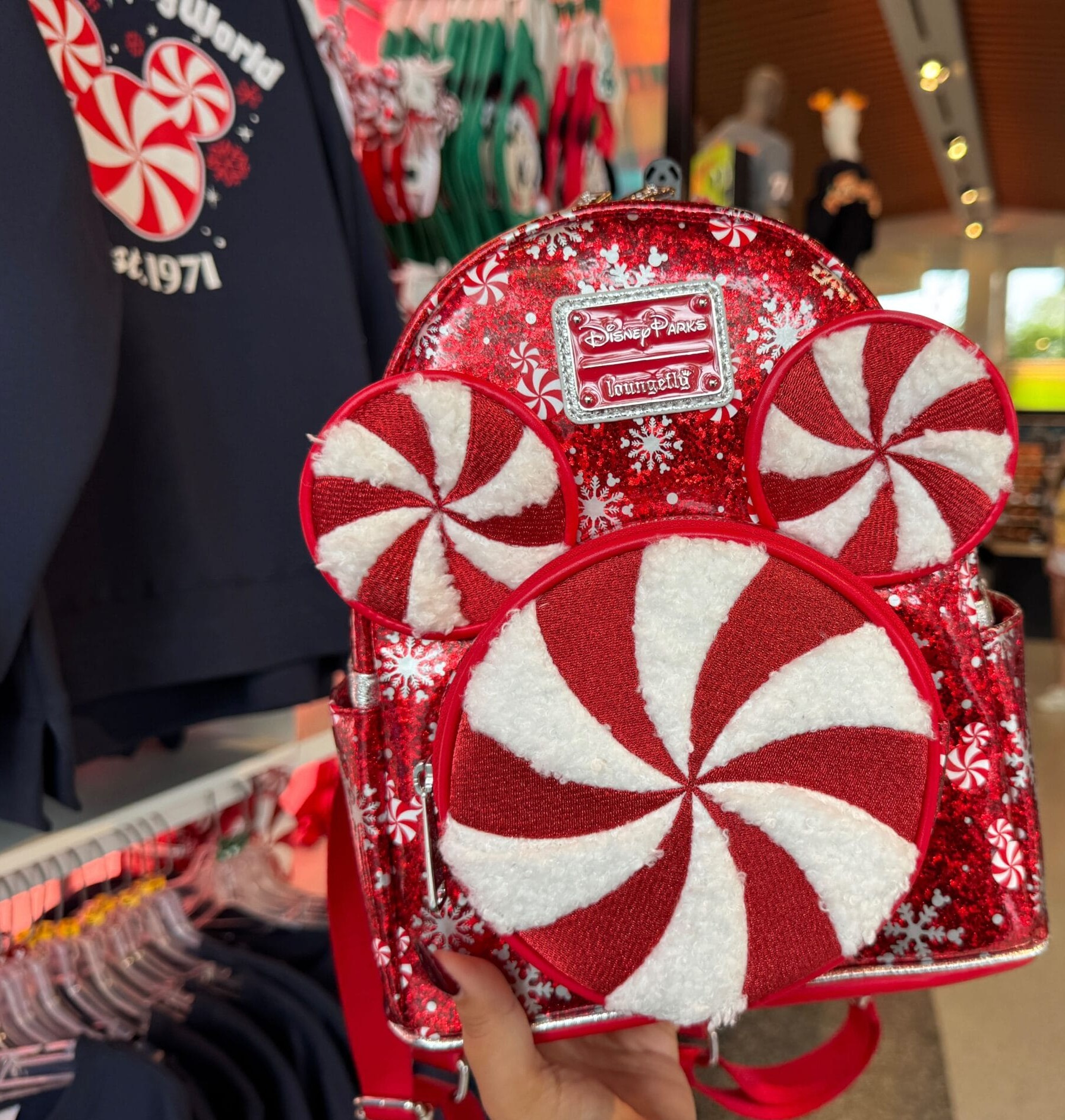 Disneyland Resort 2025 Peppermint Swirl Hat Mickey Mouse Peppermint Swirl Collection on Disney Store  main image 4