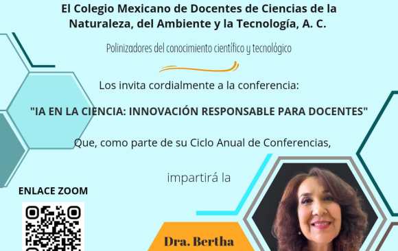 Conferencia “IA en la Ciencia: Innovación responsable para docentes”.