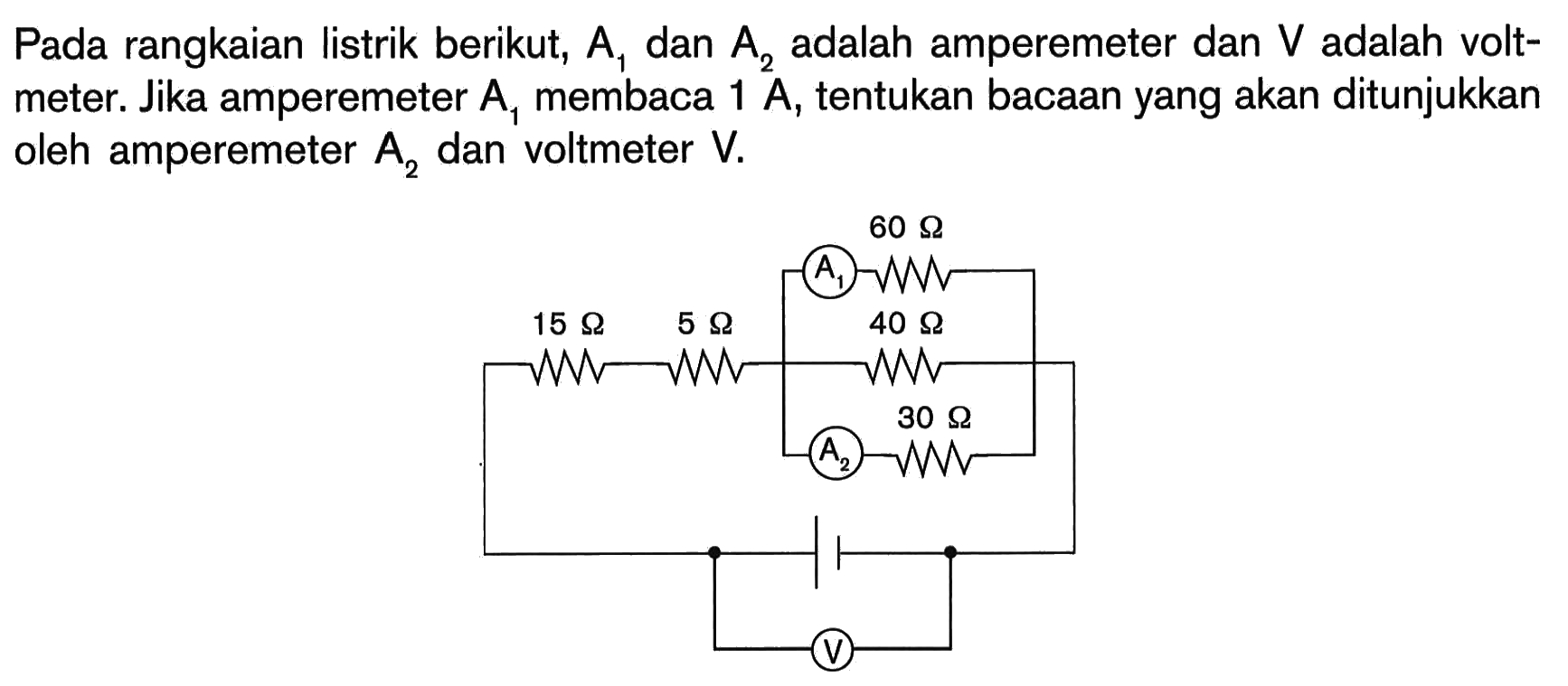 CoLearn - Video solusi untuk Pada rangkaian listrik berikut, A1 dan A2  adalah ampereme&hellip;