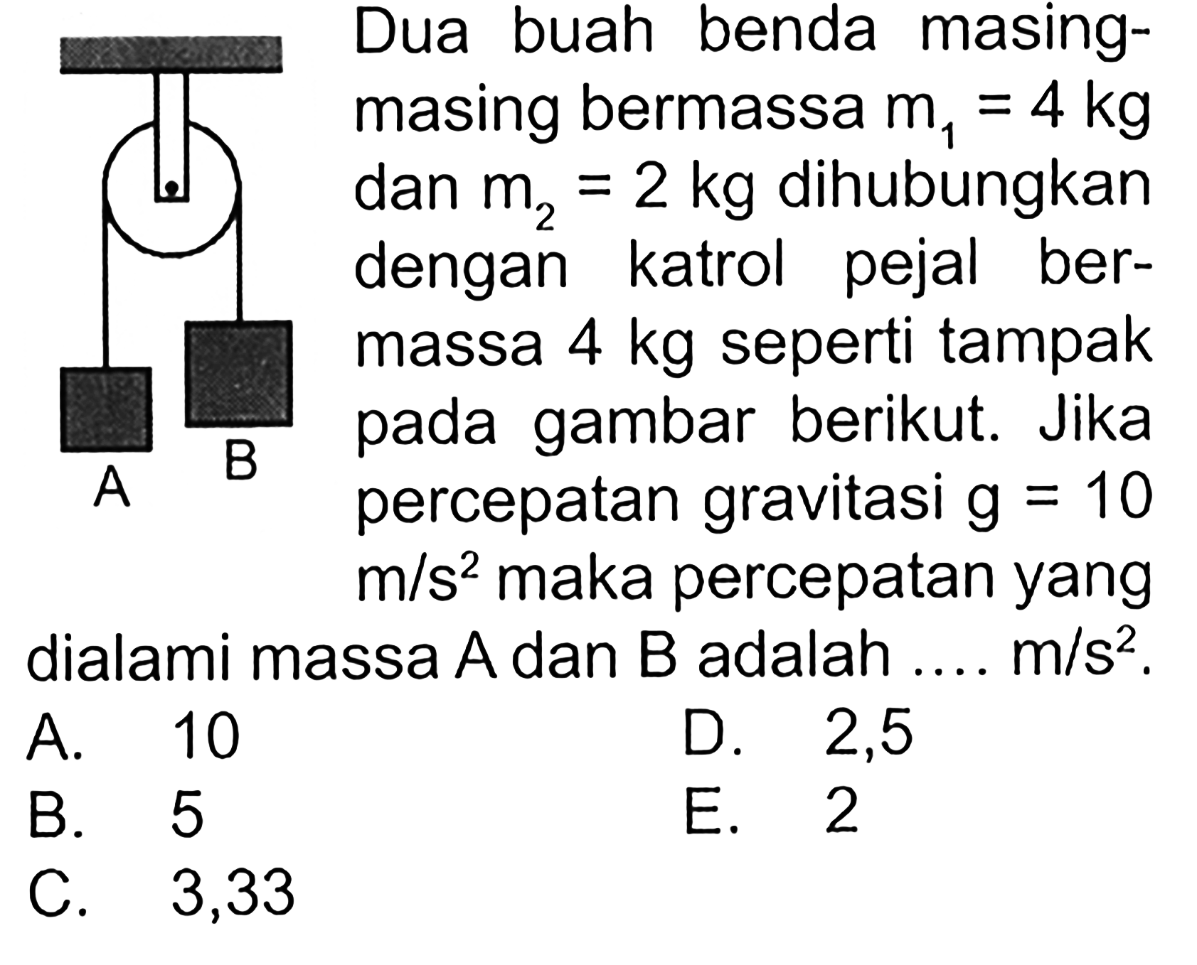 Benda p q r dihubungkan dengan batang tak bermassa besar momen inersia
