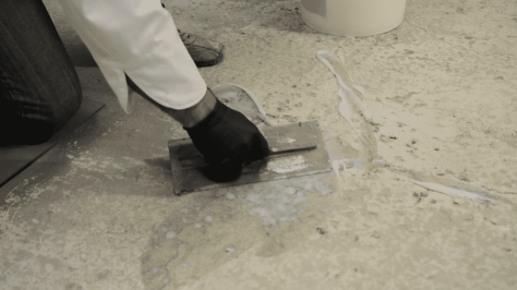 Réparation plancher ciment