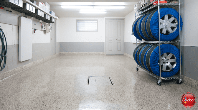 Époxy : vue d'ensemble du plancher de garage cuvelé