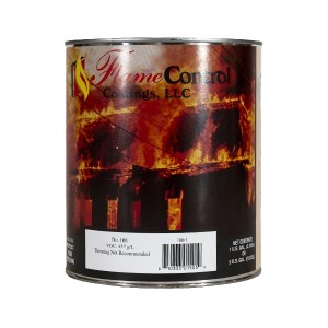 PD-166 Flame Control Intumescent Fire-Retardant Alkyd Varnish - Gallon (3.78L)