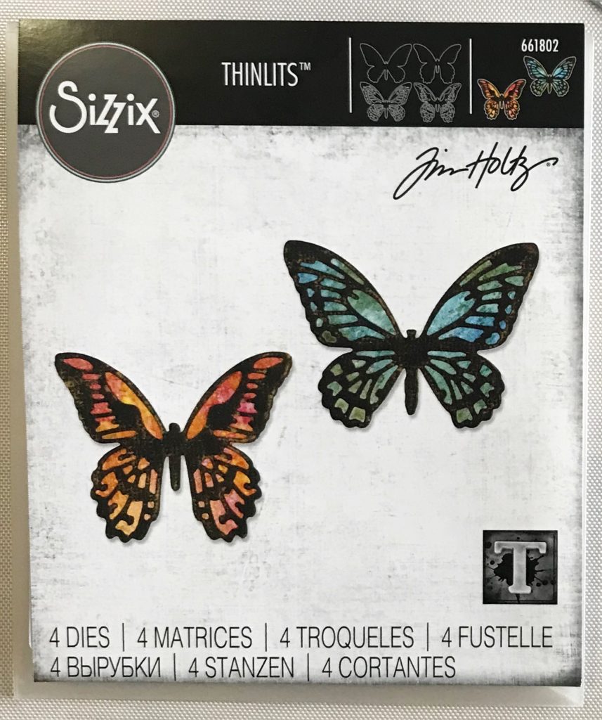 Photo of the Mini Butterflies die set by Tim Holtz used in today's post.