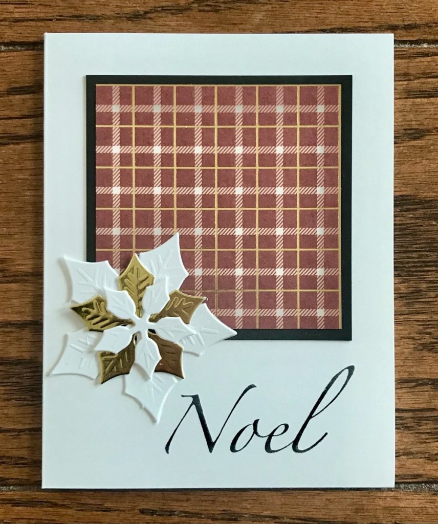 Photo of the second card made with today's One Sheet Wonder Template.
