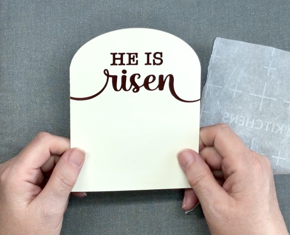 Screen shot showing how the card base looks with the Sentiment applied.