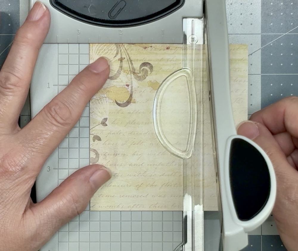 Screen shot showing the second cut at 2.75” for the center panel.