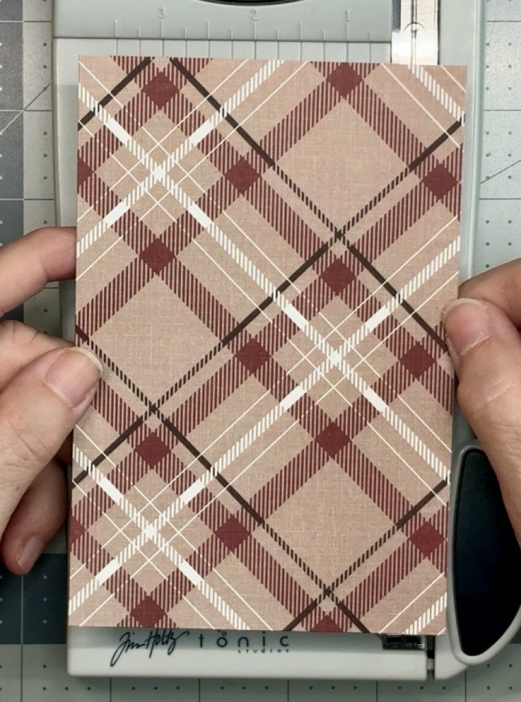 Screen shot showing the size the paper was cut down to for easy transport.