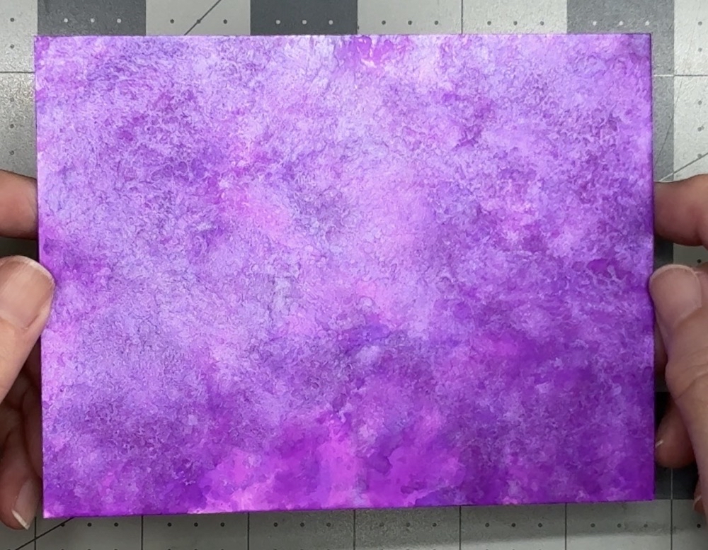 Screen shot showing the second panel of alcohol inks showing off the pearl mixative shine.