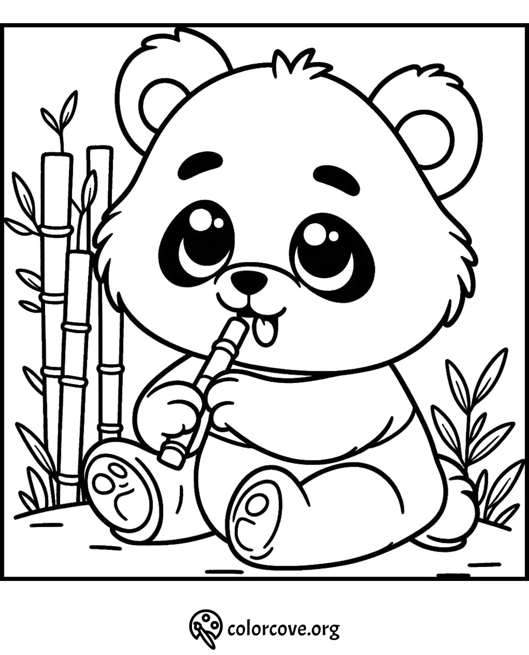 29 free cute panda coloring pages