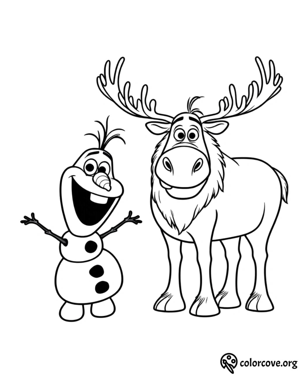 29 free frozen coloring pages