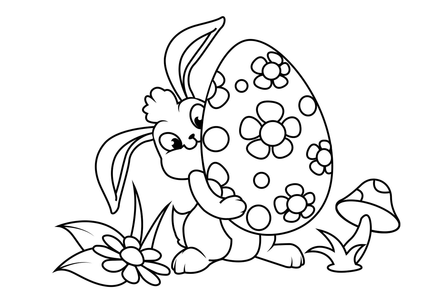 photo Dibujos De Conejos De Pascua Para Colorear colorear imagenes