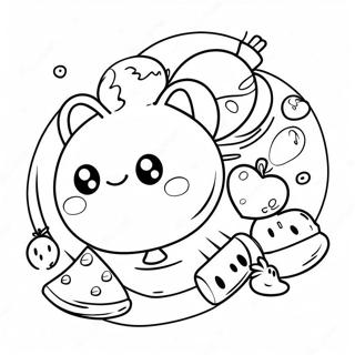 Gacha club coloring page