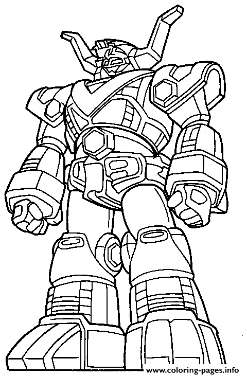 cool power ranger robot s43a4 coloring pages printable
