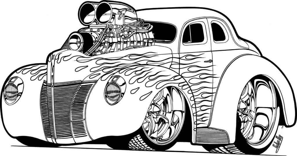 car coloring pages coloring rocks