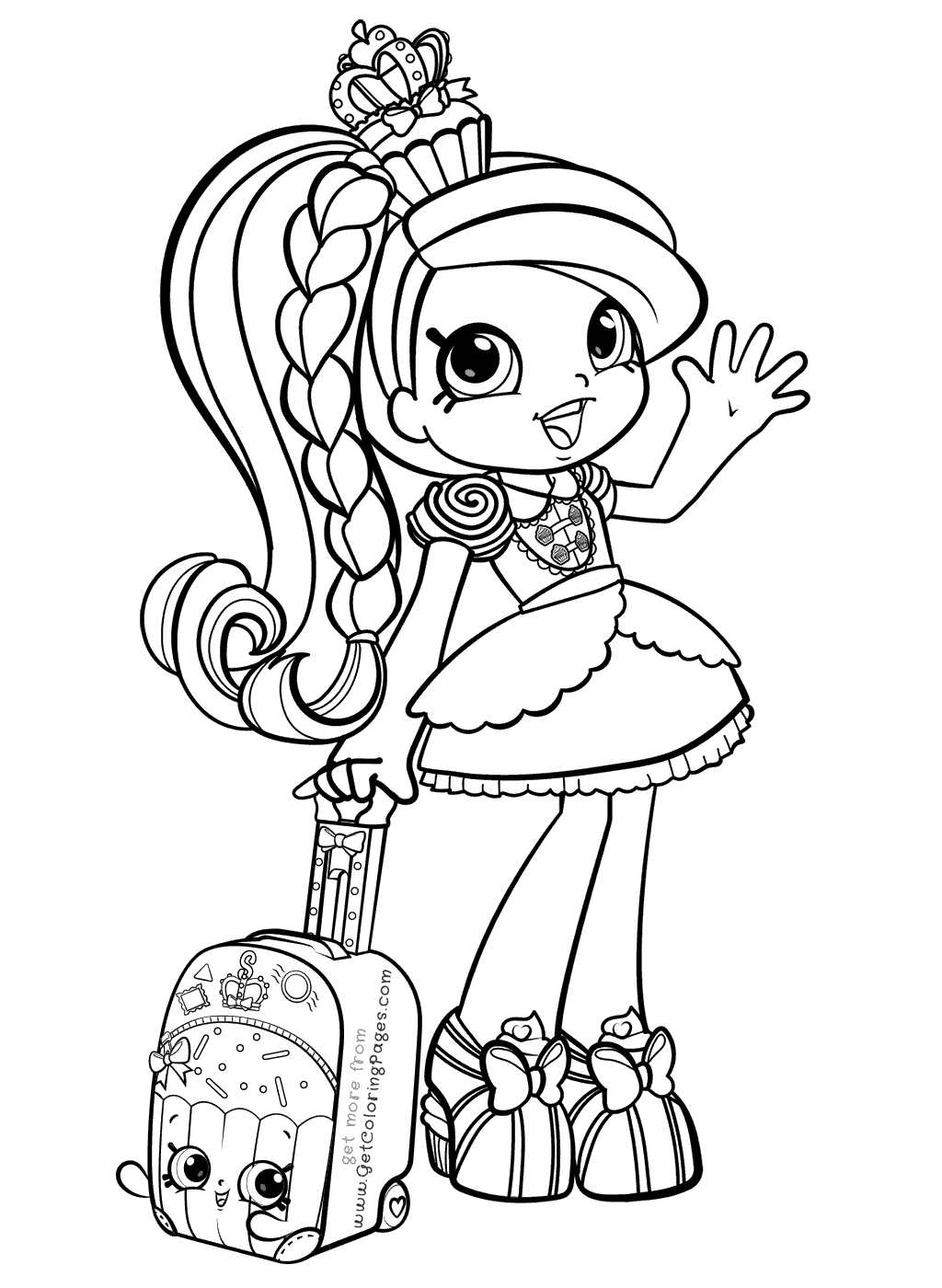 Rainbow Kate Shopkins Shoppies Coloring Pages - NANDAAJISMK3TEGAL