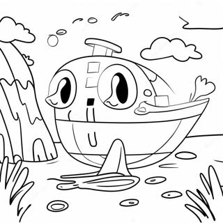 Wobbly life coloring pages