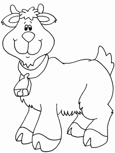 Ibex coloring page from wild goats category. Goat Coloring Pages