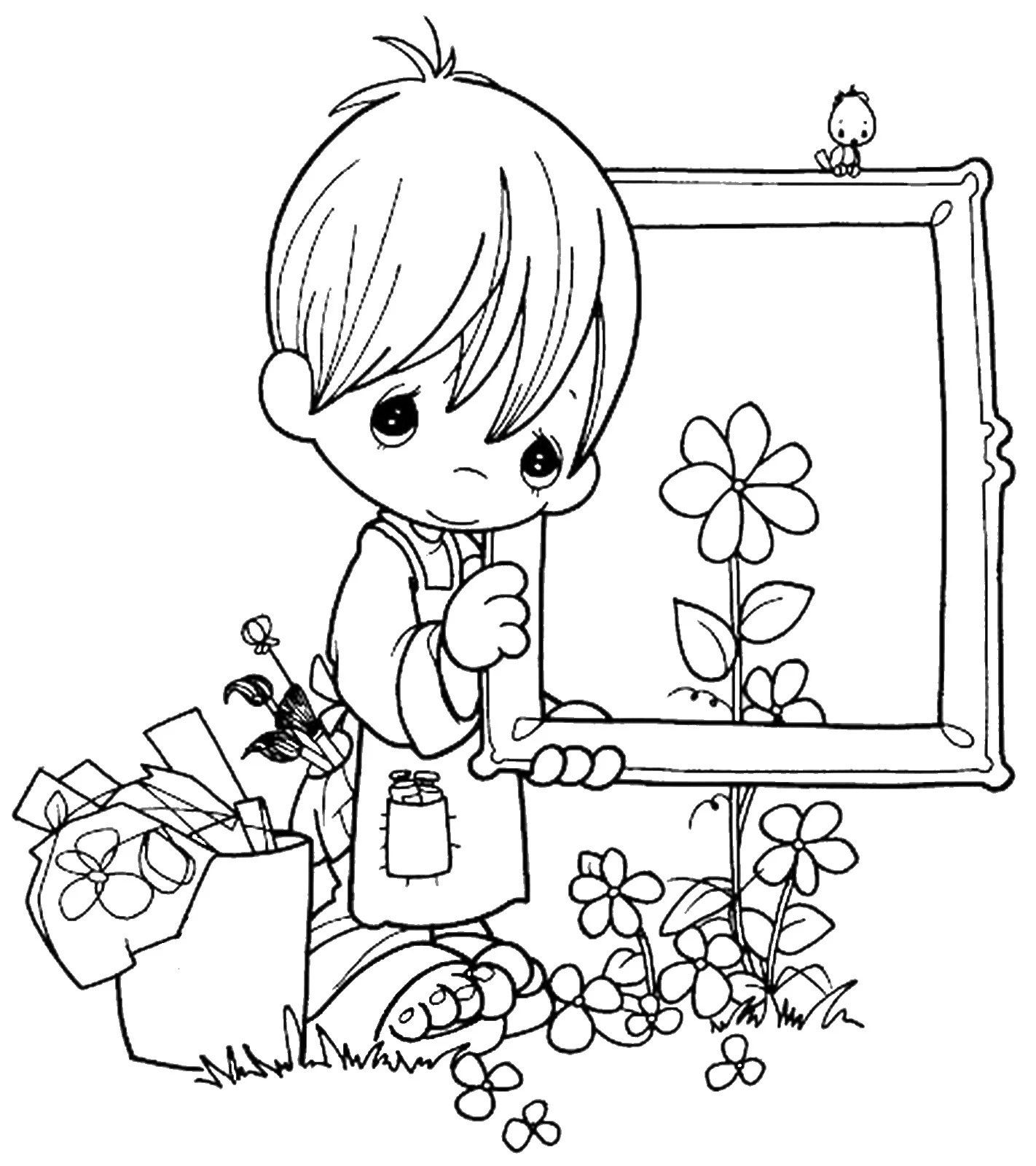 Art coloring pages