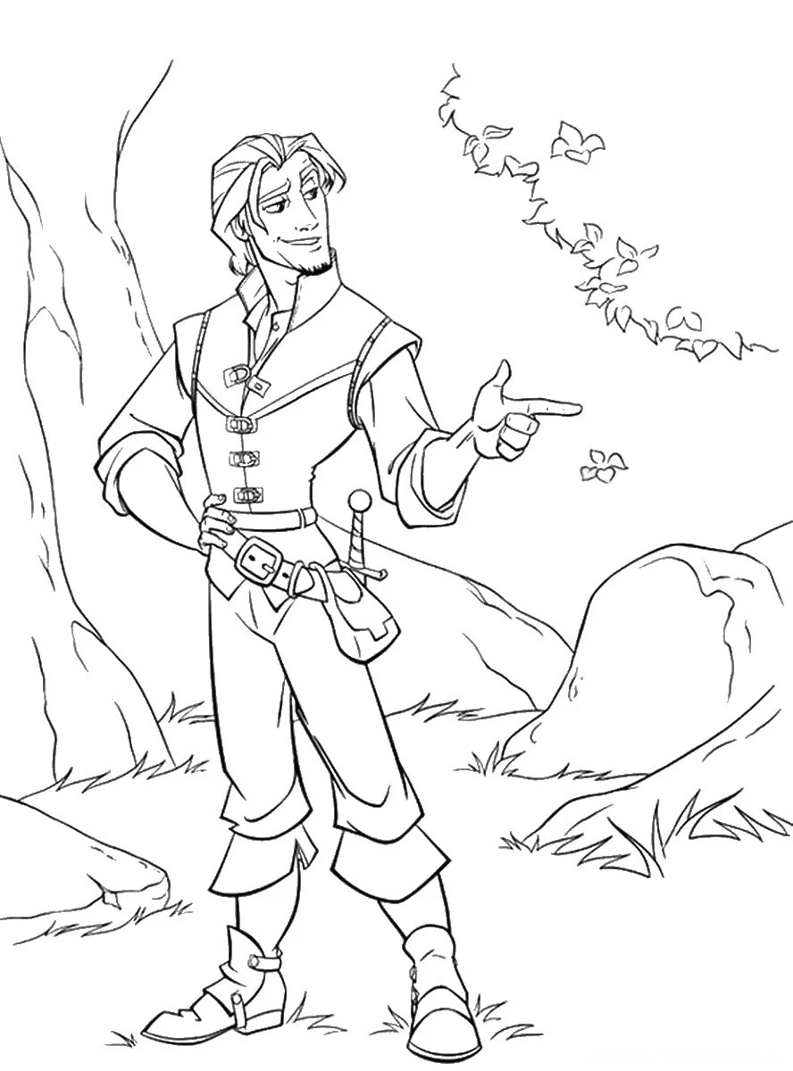 Disney announces its 10th princess: Tangled Coloring Pages