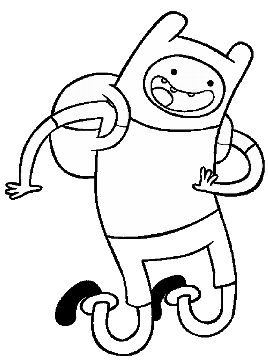 Adventure time coloring pages