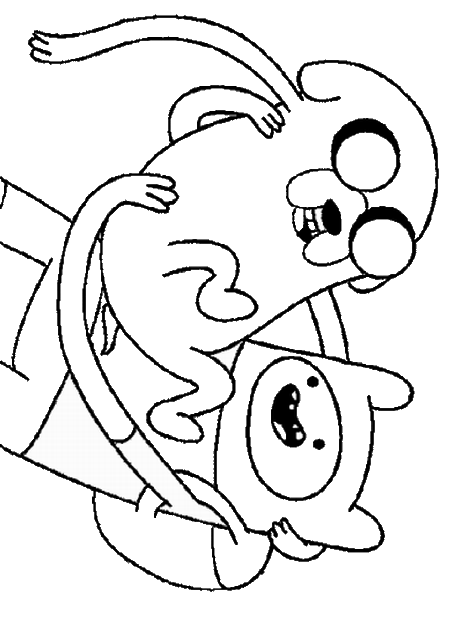 Adventure time coloring pages