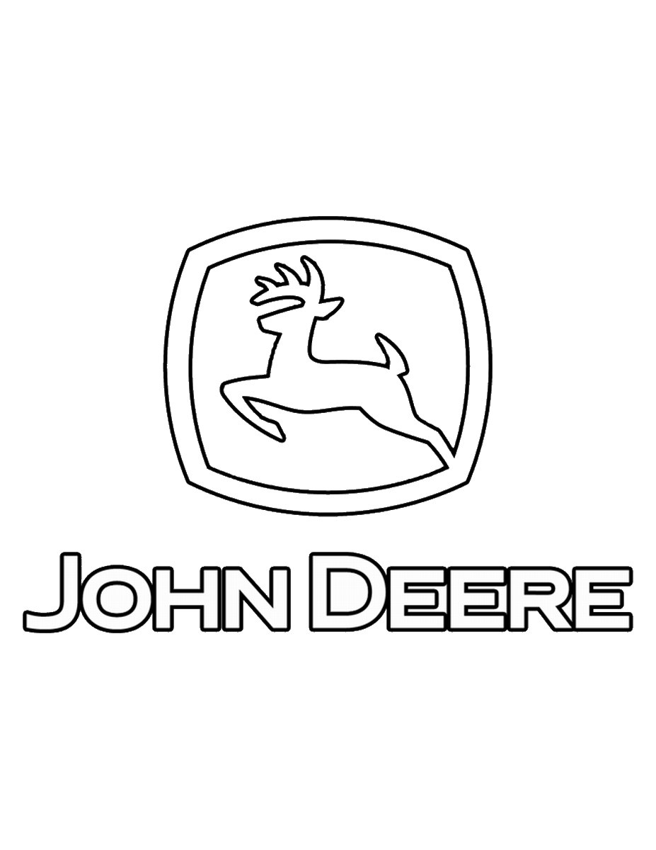John deere coloring pages
