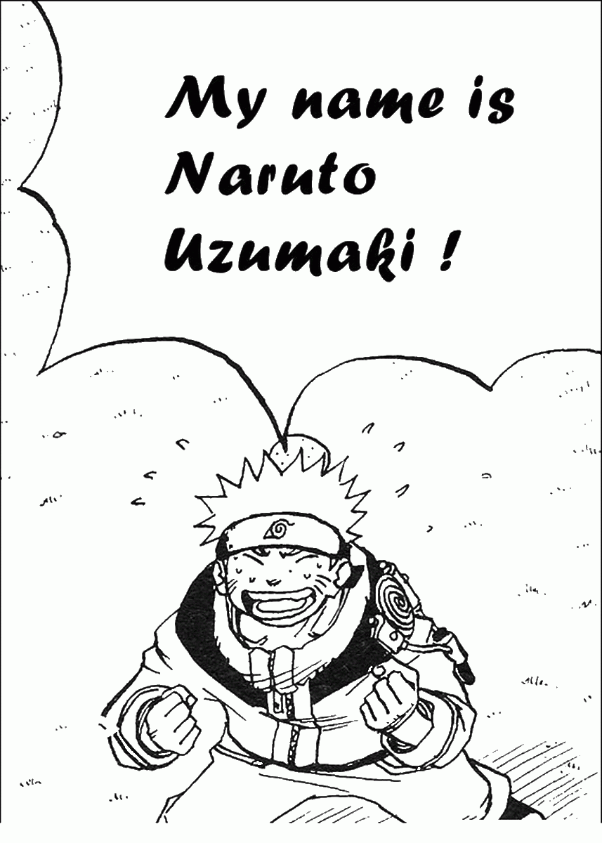 naruto coloring pages