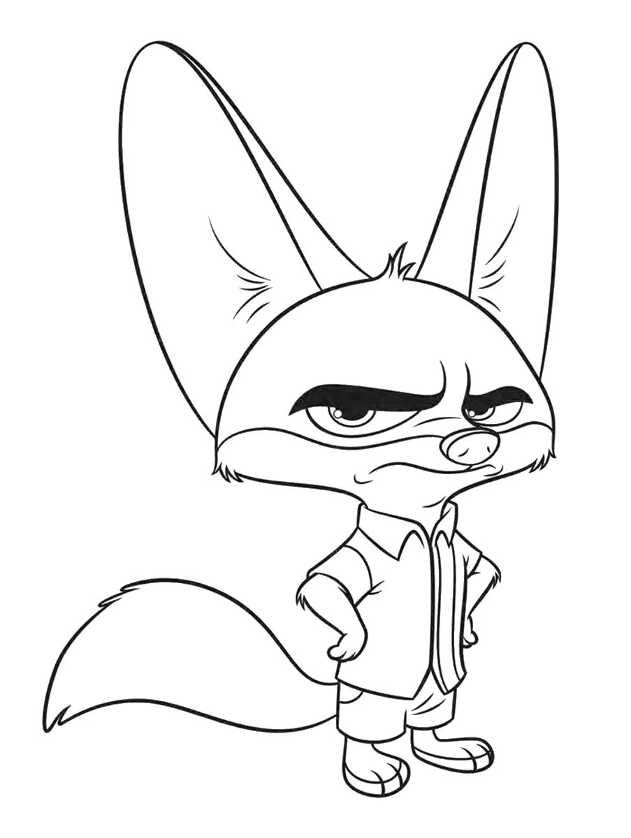 Zootropolis coloring pages