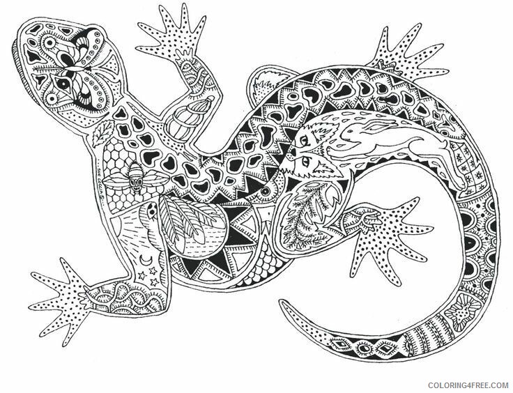 Finding free printable worksheets is an excellent way for teachers and homeschooling parents to save on their budgets. Animal Zentangle Coloring Pages Zentangle Animal Patterns Printable 2020 184 Coloring4free Coloring4free Com