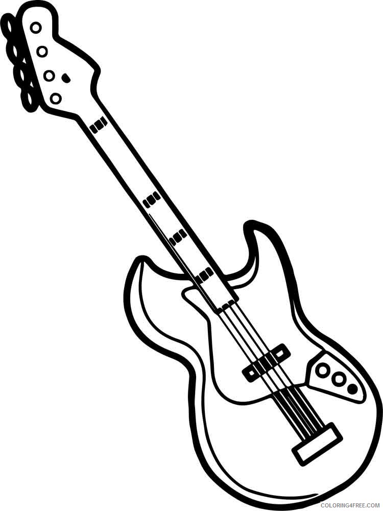 Keep your kids busy doing something fun and creative by printing out free coloring pages. Musical Instrument Coloring Pages Musical Instrument 50 Printable 2021 4356 Coloring4free Coloring4free Com
