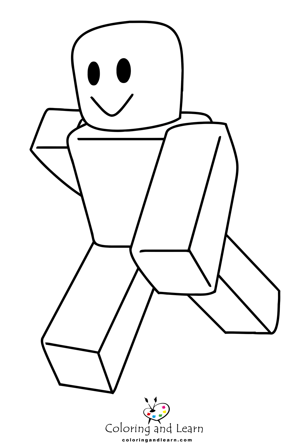 Roblox Coloring Pages FREE 2026 Coloring And Learn Roblox Coloring Pages 10 