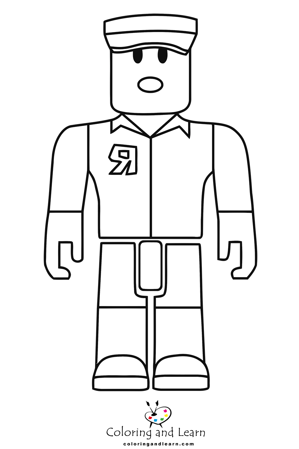 Roblox Coloring Pages FREE 2026 Coloring And Learn Roblox Coloring Pages 2 