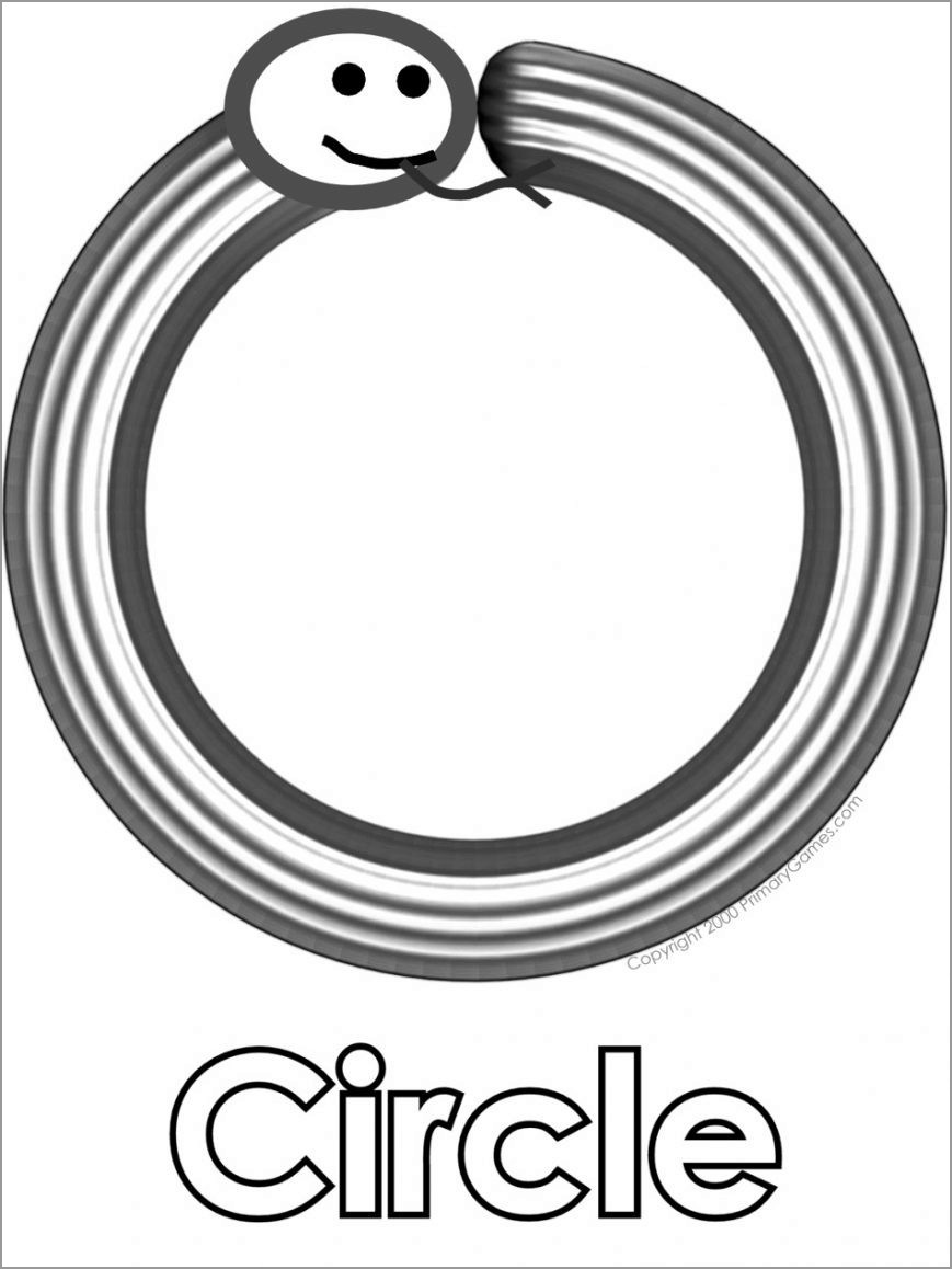 Circle coloring pages