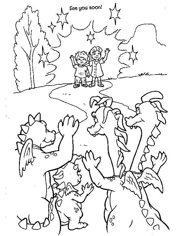 26 best dragon tales coloring pages for kids