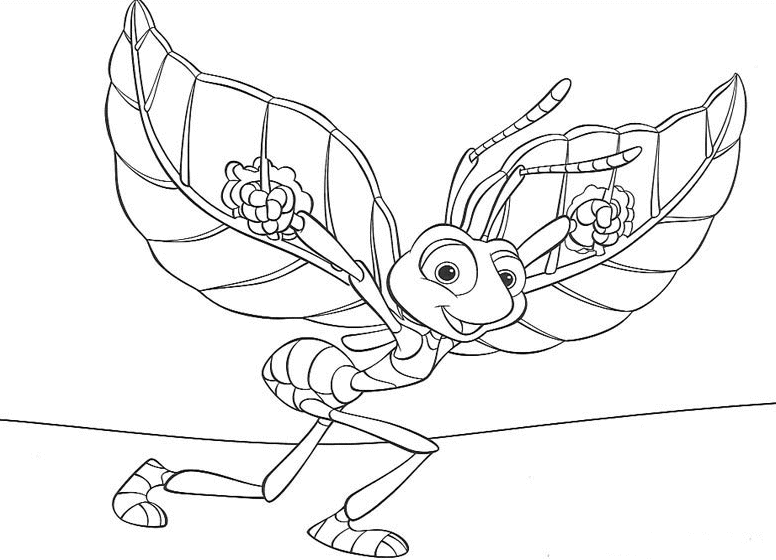 Album, insect coloring pages ; Cartoon Bug Coloring Pages Coloring Cool