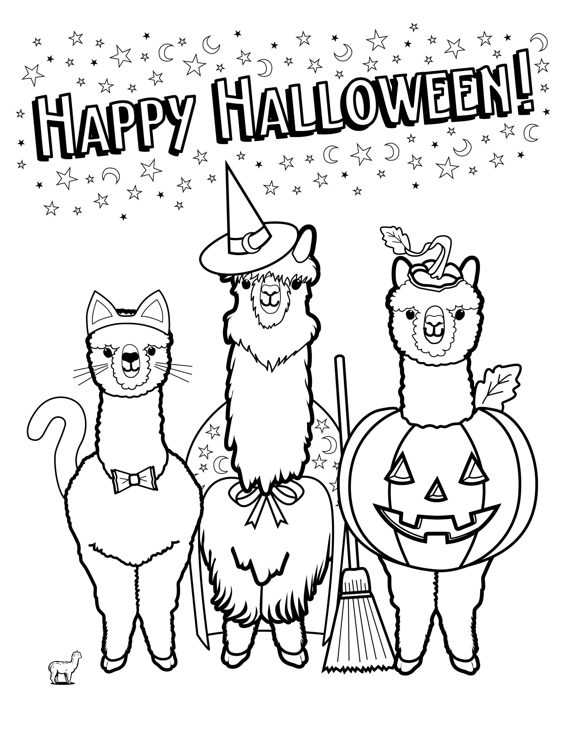 Print free alpaca head coloring pages. Cute Alpacas Coloring Pages Coloring Cool