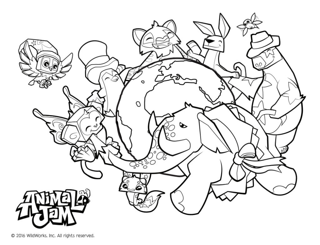 Where you can get free printable animal jam pictures that you can color. Animal Jam Coloring Pages Free Printable Coloring Home