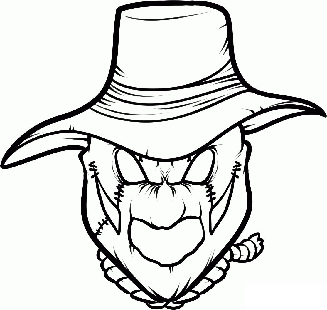 Scarecrow images coloring pages