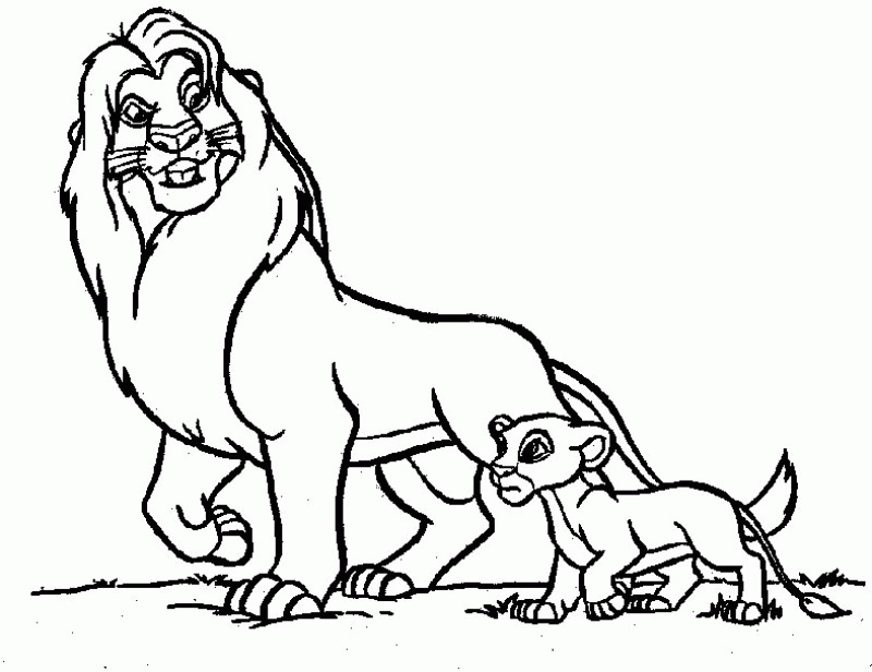 Meet simba, mufasa, scar, timon, pumbaa, rafiki, nala and zazu also in our images . Mufasa Coloring Pages Coloring Home
