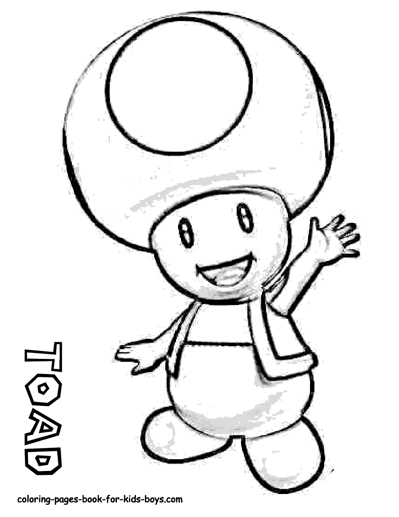 Mario Kart Characters Coloring Pages - Coloring Home