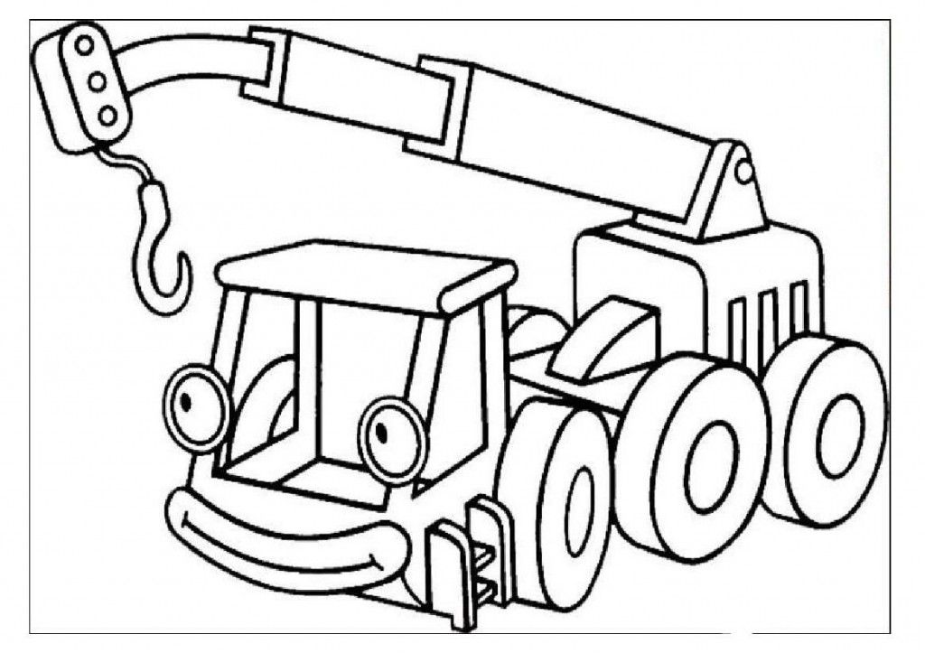 Crane coloring page