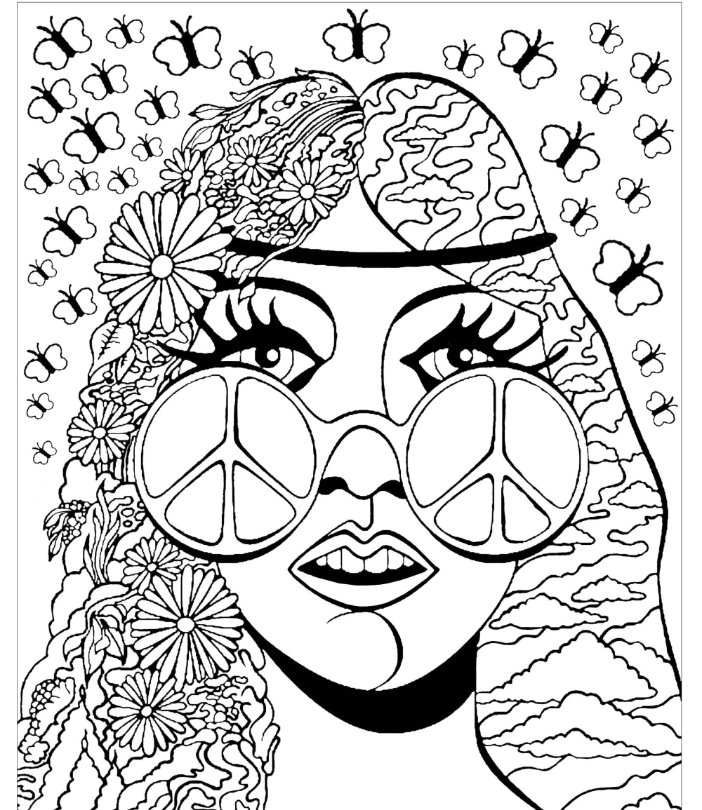 Free printable coloring page for escaping reality