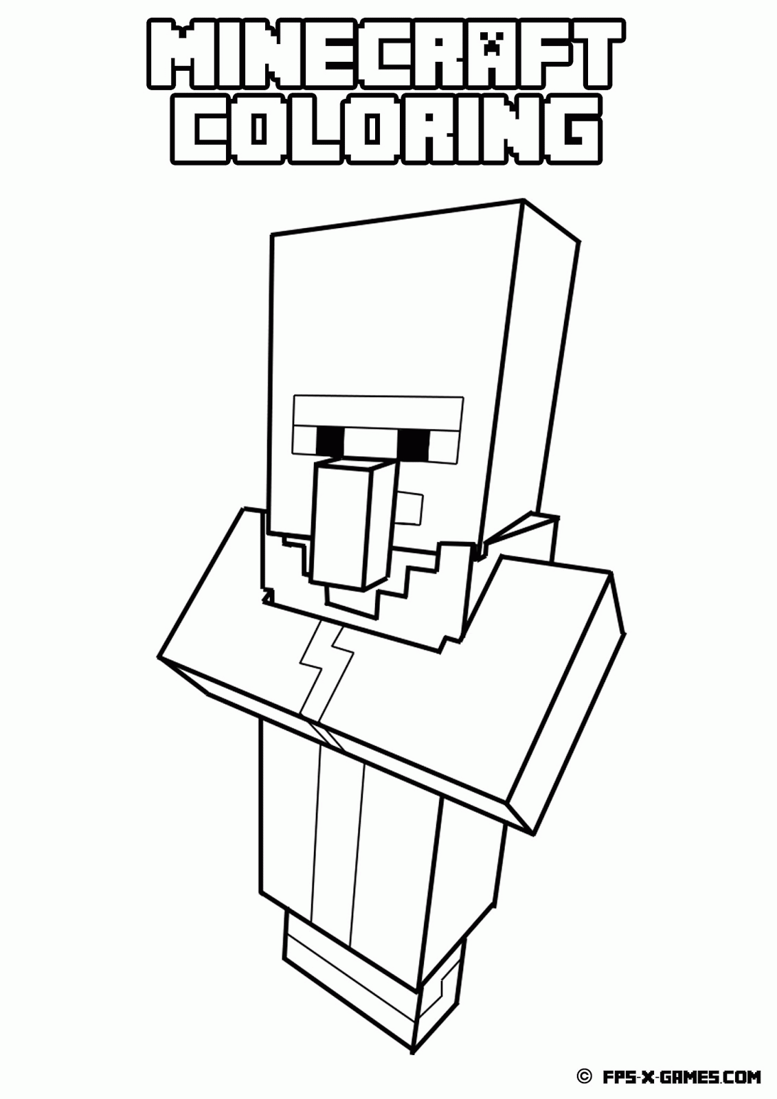 Facebook twitter google plus close. Minecraft Horse Coloring Page Coloring Home