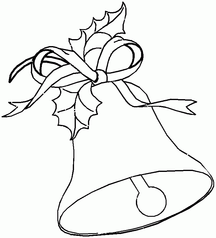 Bell coloring page
