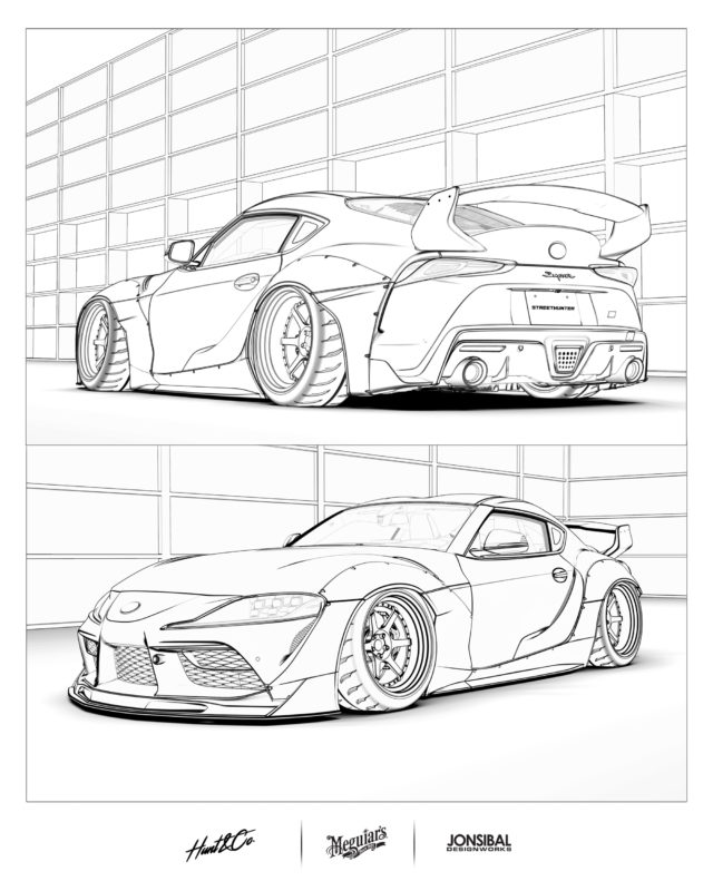 Supra coloring pages