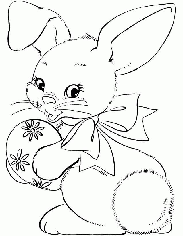 Easter coloring pages kids