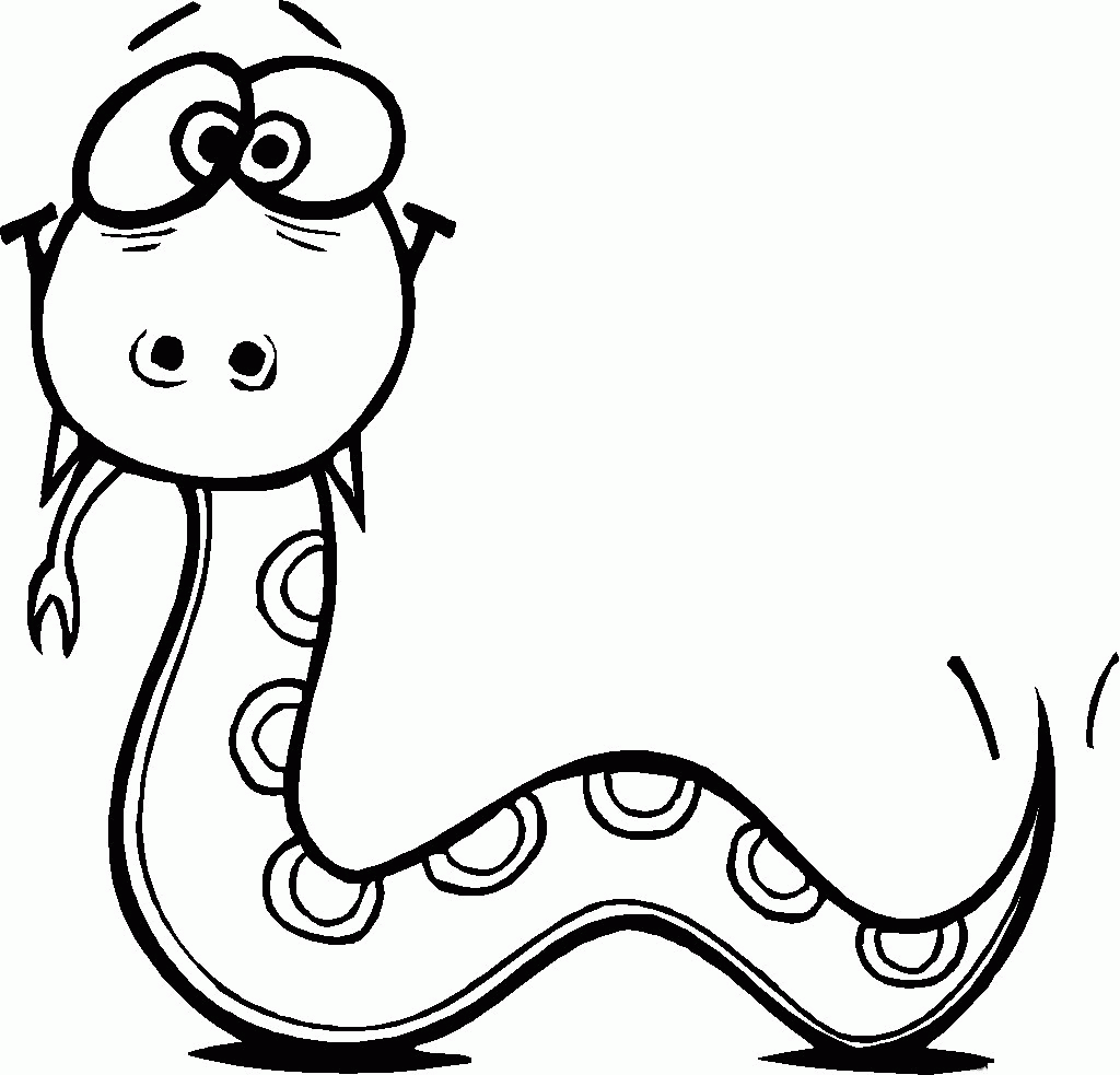 Snakes coloring pages printable